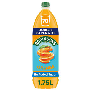 Double Strength Orange No Added Sugar Squash 1.75L