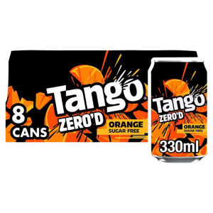 Zero'd Orange Sugar Free Cans 8 x 330ml