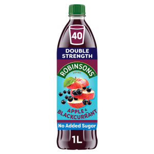 Robinsons Single Strength Apple & Blackcurrant No Added Sugar Squash