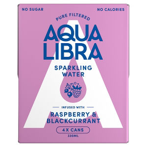 Aqua Libra Raspberry & Blackcurrant Infused Sparkling Water