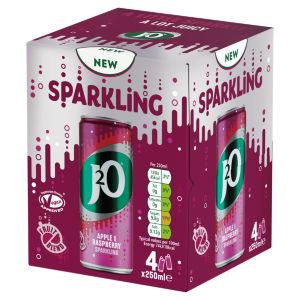 J2O Apple & Raspberry Cans 4 x 250ml