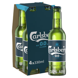 Carlsberg Alcohol Free Lager Beer Bottles