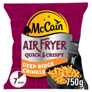 McCain Air Fryer Deep Ridge Crinkle Cut Fries 750g