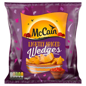 Lightly Spiced Potato Wedges