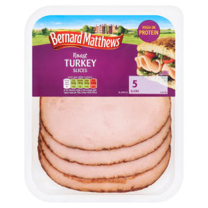 Bernard Matthews Sliced Turkey – Ready-to-Eat Tender Turkey Slices for Sandwiches & Meals