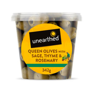 Unearthed Rosemary & Black Pepper Olives 342g