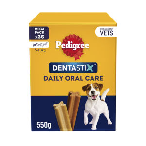 Pedigree Dentastix Daily Adult Small Dog Treats Dental Sticks x35 550g