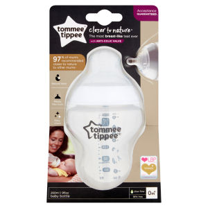 Tommee Tippee Closer to Nature 1 Baby Bottle Slow Flow 0m+ 260ml