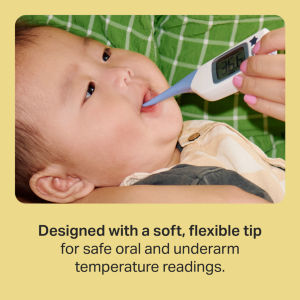 FlexiPen Thermometer 8 Second Underarm & Under Tongue Reading, 0m+