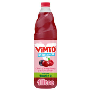 Real Fruit Squash Cherry, Raspberry & Blackcurrant 1 Litre