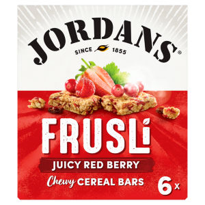 Jordans Frusli Red Berry Cereal Bars 6 x 25g