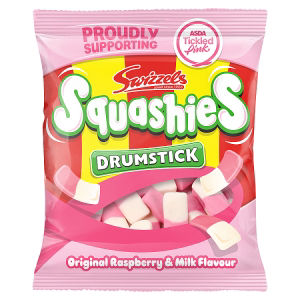 Swizzels Squashies Original Raspberry & Milk 120g