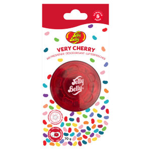 Jelly Belly Gel Can Car Air Freshener (Very Cherry Scent, 1 Pack)