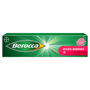 Berocca Mixed Berries Energy Vitamin Effervescent Tablets