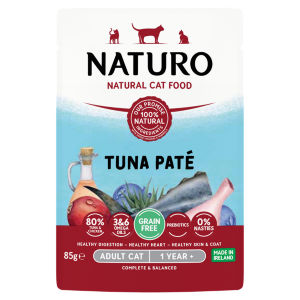 Natural Cat Food Salmon Paté Adult Cat 1 Year + 85g