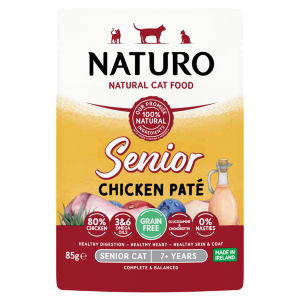 Natural Cat Food Chicken Paté Senior Cat 7+ Years 85g