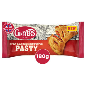 Ginsters Spicy Sausage And Red Pepper Pasty   180g