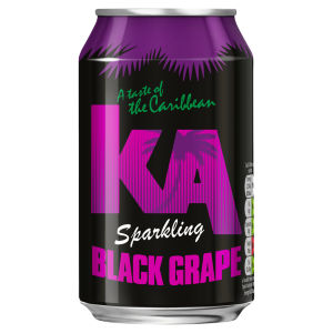 Black Grape Flavoured Fizzy Drink 330ml Can