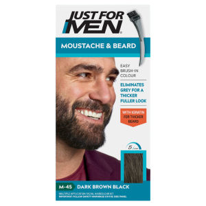 Moustache & Beard M-45 Dark Brown Black Multiple Application Facial Haircolour Kit