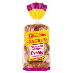 Cinnamon & Raisin Bagels 425g