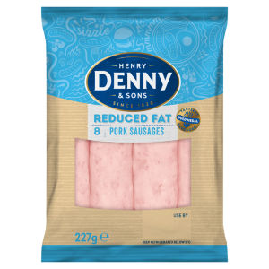 8 Reduced Fat Pork Sausages 227g
