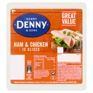 Henry Denny & Sons 10 Ham & Chicken Slices