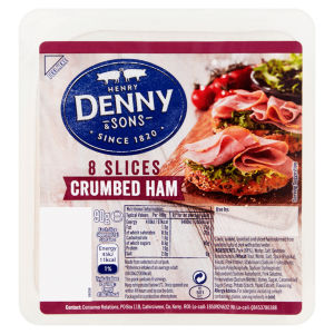 8 Slices Crumbed Ham 90g