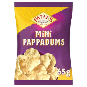 Patak's Plain Mini Pappadums 65g