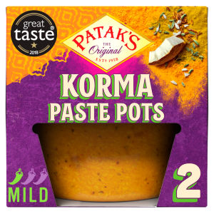 Pataks Korma Paste Pots 2X70g