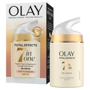 Total Effects SPF15 BB Day Face Cream, Fair to Med. Foundation with Vitamin C. 50ml