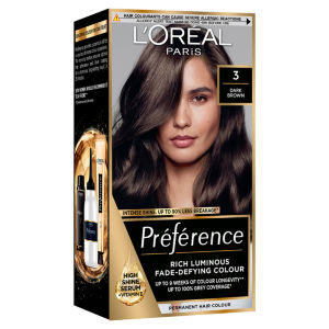 L'Oreal Paris Preference 3 Brasilia Dark Brown Permanent Hair Dye