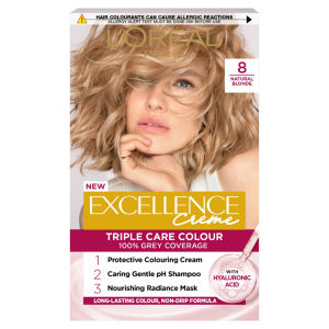L'Oreal Paris Excellence Creme Permanent Hair Dye - 8 Natural Blonde