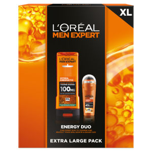 L'Oréal Men Expert, Energy Duo XL Men Gift Set, Taurine Shower Gel & 48H Deodorant