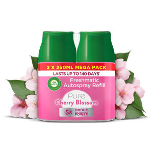 Pure Cherry Blossom Freshmatic Autospray refill 2x250ml Lasts for up to 140 days