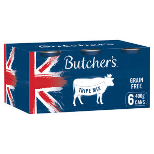 Butcher's Tripe Mix Wet Dog Food Tins 6 x 400g