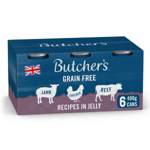 Butcher's Recipes in Gravy Dog Food Tins