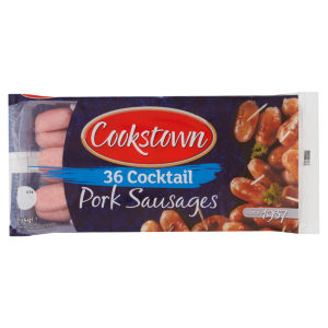 Cookstown 36 Cocktail Pork Sausages 454g