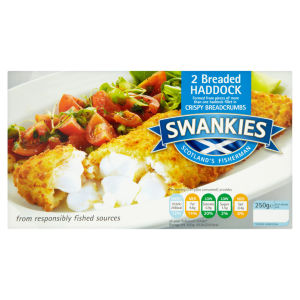 2 Breaded Haddock 250g