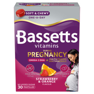 Strawberry & Orange Flavour Pregnancy 30 Pastilles