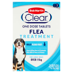 Clear Flea 57mg Tablets for Large Dogs Treatment 3 Tablets