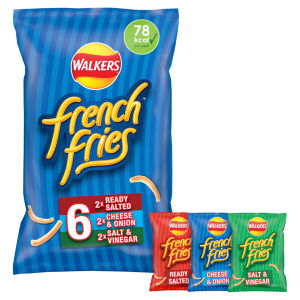 Walkers French Fries Variety Multipack Crisps 6x18g