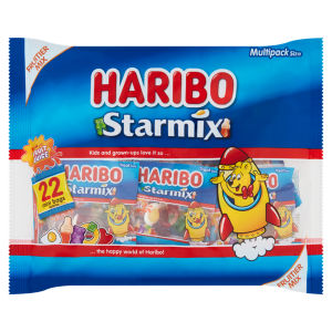 Starmix Minis Fruit & Cola Flavour Jelly & Foam Sweets 22 x 16g Fun Size Bags Multipack 352g