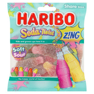 Haribo Soda Twist Zing Sweets Sharing Bag