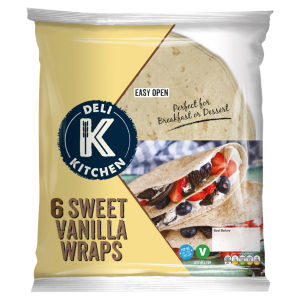 6 Sweet Vanilla Wraps 300g