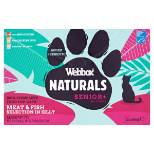 Naturals Senior Meat & Fish Selection in Jelly 11+ Years 12 x 100g
