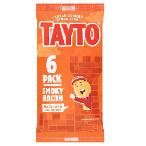 Walkers Crisps Smoky Bacon 6x25g