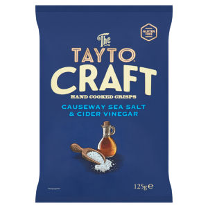 Craft Hand Cooked Crisps Causeway Sea Salt & Cider Vinegar 125g