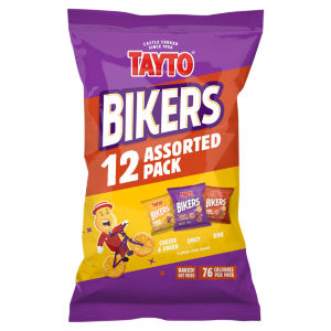 Bikers Assorted Pack Flavour Corn Snacks 12 x 16g