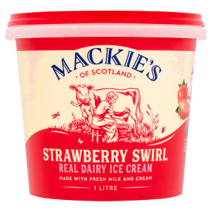 Strawberry Swirl Real Dairy Ice Cream
