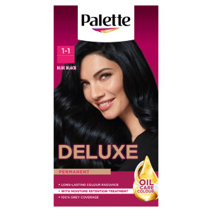 Deluxe Creme Colouration 1-1 Blue Black Hair Dye